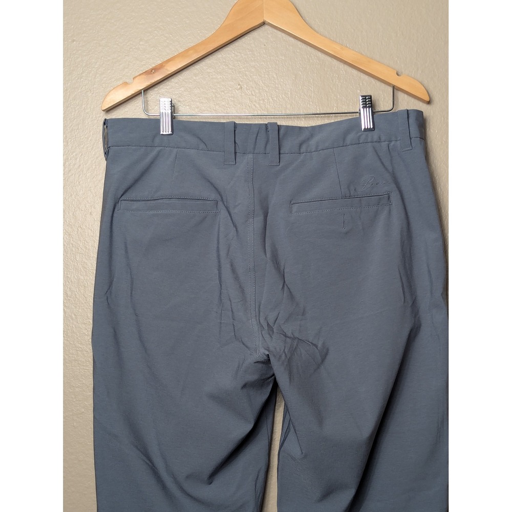 BOEN Performance Golf Pants Mens 34 Gray Gorpcore‎ Tech Chino Trousers - Picture 10 of 13